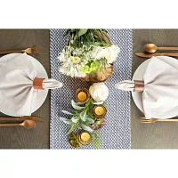 Design Imports French Blue Woven Table Runners