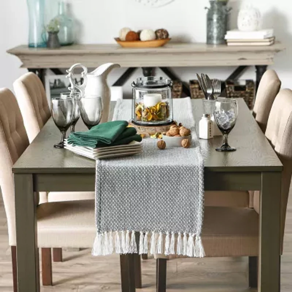 Design Imports Gray Woven Table Runners