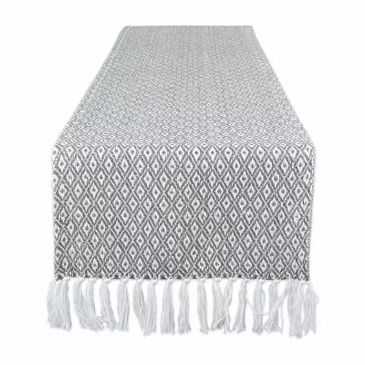 Design Imports Gray Mini Diamond Table Runners