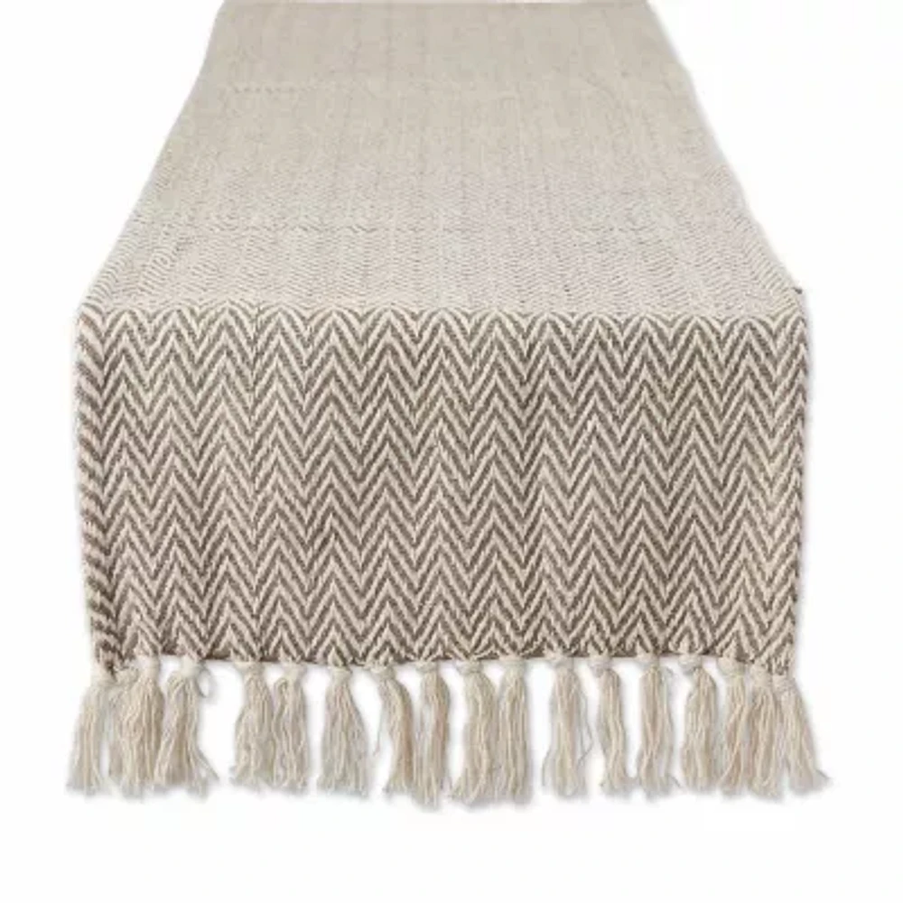 Design Imports Chevron Handloom Table Runners