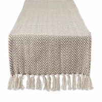 Design Imports Chevron Handloom Table Runners