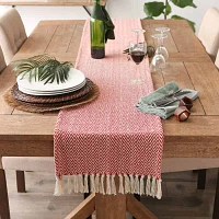 Design Imports Tango Red Chevron Table Runners