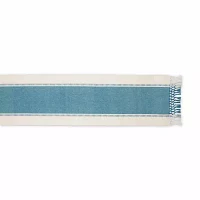 Design Imports Storm Blue Dobby Stripe Ribbed Table Runners