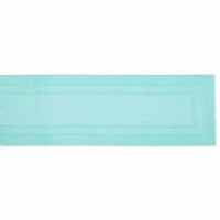 Design Imports Aqua Pvc Doubleframe Table Runners