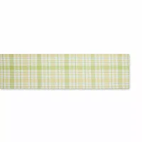 Design Imports Lemon Bliss Plaid Table Runners