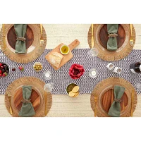 Design Imports Eggplant Woven Table Runners