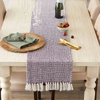 Design Imports Eggplant Woven Table Runners