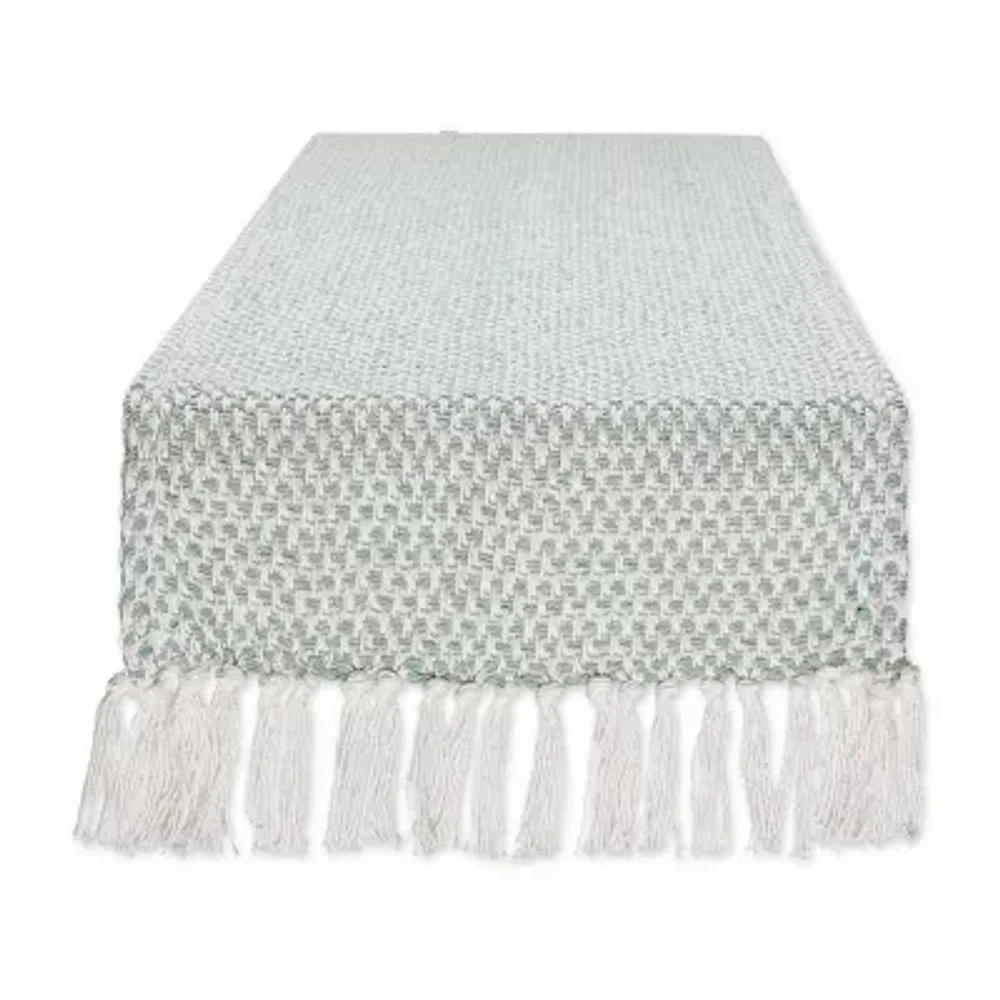 Design Imports Jadeite Woven Table Runners