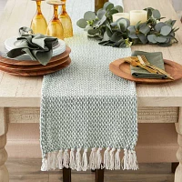 Design Imports Jadeite Woven Table Runners