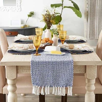 Design Imports Nautical Blue Woven Table Runners