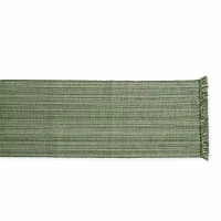 Design Imports Artichoke Variegated Fringe Table Runners