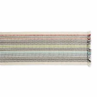 Design Imports Variegated Mediterranean Fringe Table Runners