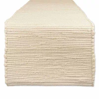 Design Imports Natural Solid Chindi Table Runner