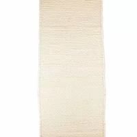 Design Imports Natural Solid Chindi Table Runner