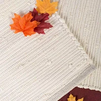 Design Imports Natural Solid Chindi Table Runner
