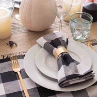 Design Imports Mineral Middle Stripe Burlap Table Runners