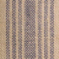 Design Imports French Blue Middle Stripe Burlap Table Runners