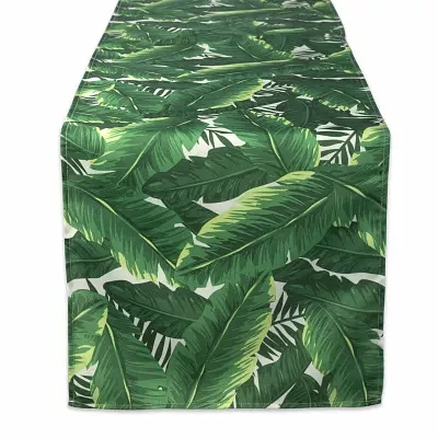 Design Imports Banana Leaf Outdoor Table Runners