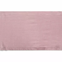 Design Imports Rose Solid Chambray Table Runners