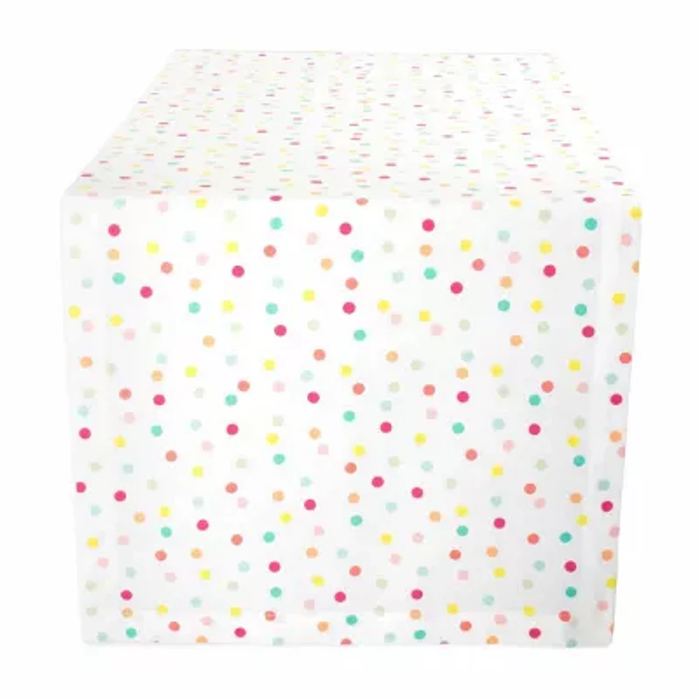 Design Imports Multi Polka Dots Print Table Runners