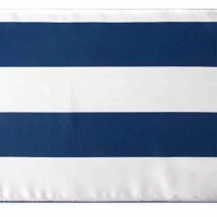 Design Imports Nautical Blue Cabana Stripe Outdoor Table Runners