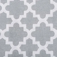 Design Imports Gray Lattice Tablecloths