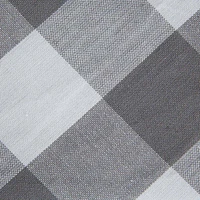 Design Imports Gray/ Buffalo Check Tablecloths