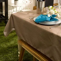 Design Imports Stone Tonal Lattice Print Outdoor Tablecloths