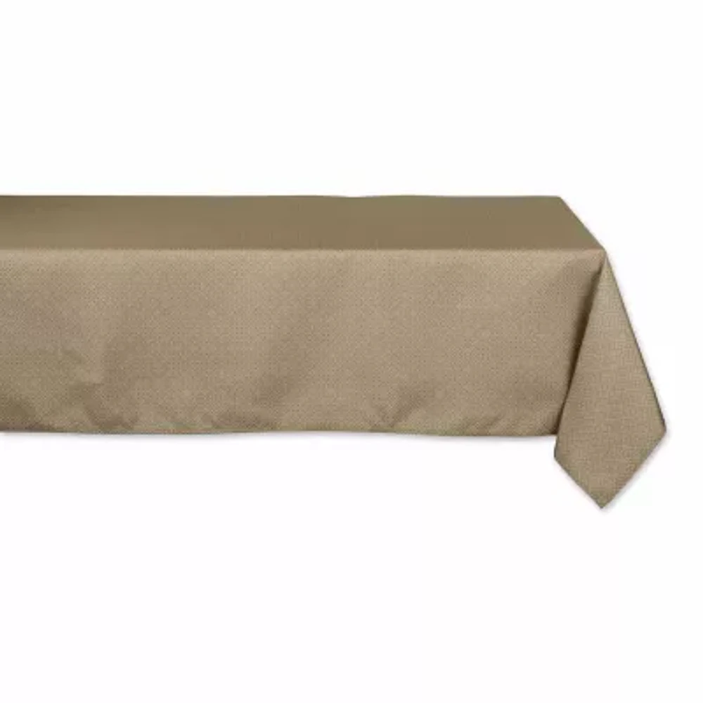 Design Imports Stone Tonal Lattice Print Outdoor Tablecloths
