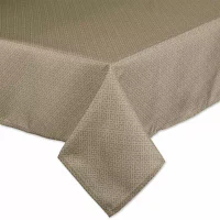 Design Imports Stone Tonal Lattice Print Outdoor Tablecloths