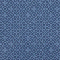 Design Imports French Blue Tonal Lattice Print Outdoor Tablecloths