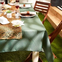 Design Imports Artichoke Tonal Lattice Print Outdoor Tablecloths