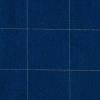 Design Imports Blue Metallic Windowpane Tablecloths