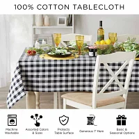 Design Imports French Blue Farmhouse Gingham Tablecoth