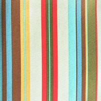 Design Imports Summer Stripe Outdoor With Zipper Tablecloths