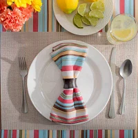 Design Imports Summer Stripe Outdoor Tablecloths