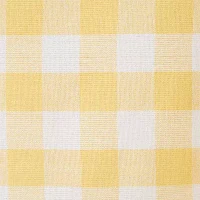 Design Imports Yellow/White Checkers Tablecloths