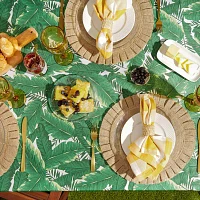 Design Imports Banana Leaf Outdoor Tablecloths