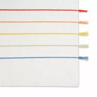 Design Imports Rainbow Stripe Tassel 4-pc. Placemats