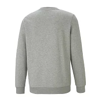 PUMA Essential Fleece Mens Crew Neck Long Sleeve Sweatshirt