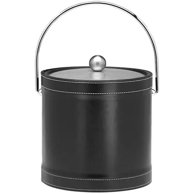 Kraftware 3-qt. Stitched Ice Bucket with Bale Handle