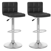 Corliving High Back Adjustable 2-pc. Bar Stool