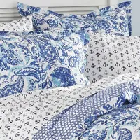 Poppy & Fritz Brooke Aqua Comforter Set