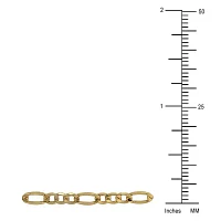 10K Yellow Gold 2.9mm 20-22" Semi-Solid Figaro Chain