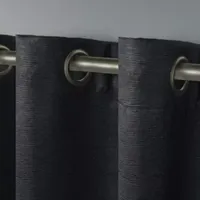 Exclusive Home Curtains Oxford Energy Saving Blackout Grommet Top Set of 2 Curtain Panel