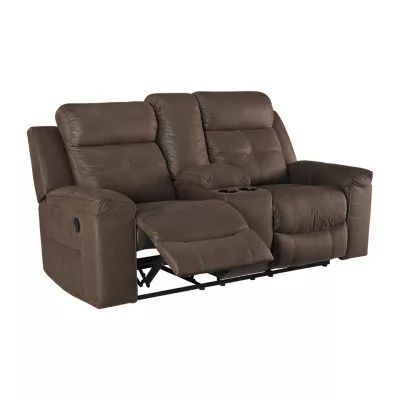 Signature Design by Ashley® Jesolo Reclining Faux Leather Loveseat