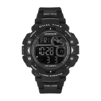 Armitron Pro-Sport Mens Chronograph Digital Black Strap Watch 40/8309blk