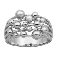 Womens 5mm Sterling Silver Band