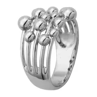 Womens 5mm Sterling Silver Band