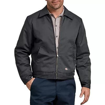 Dickies Lined Twill Eisenhower Mens Water Resistant Lightweight Work Jacket